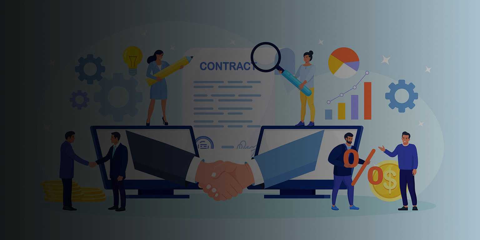 Événements corporatifs virtuels représenté en illustration