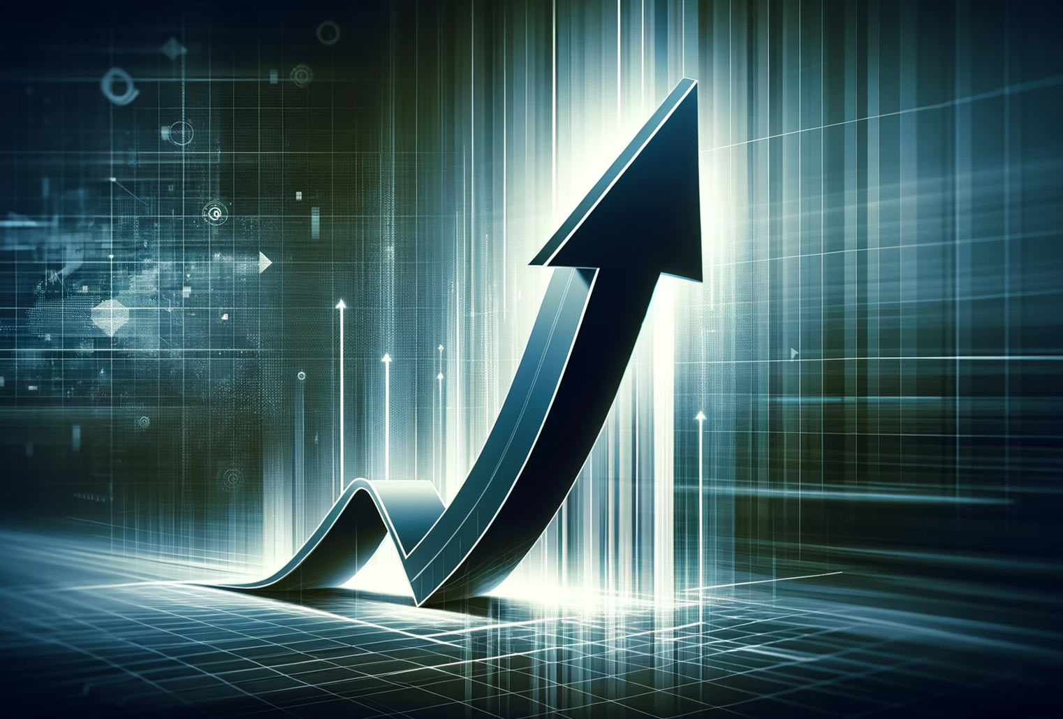 Flèche representant le ROI d'un événement corporatif en webdiffusion