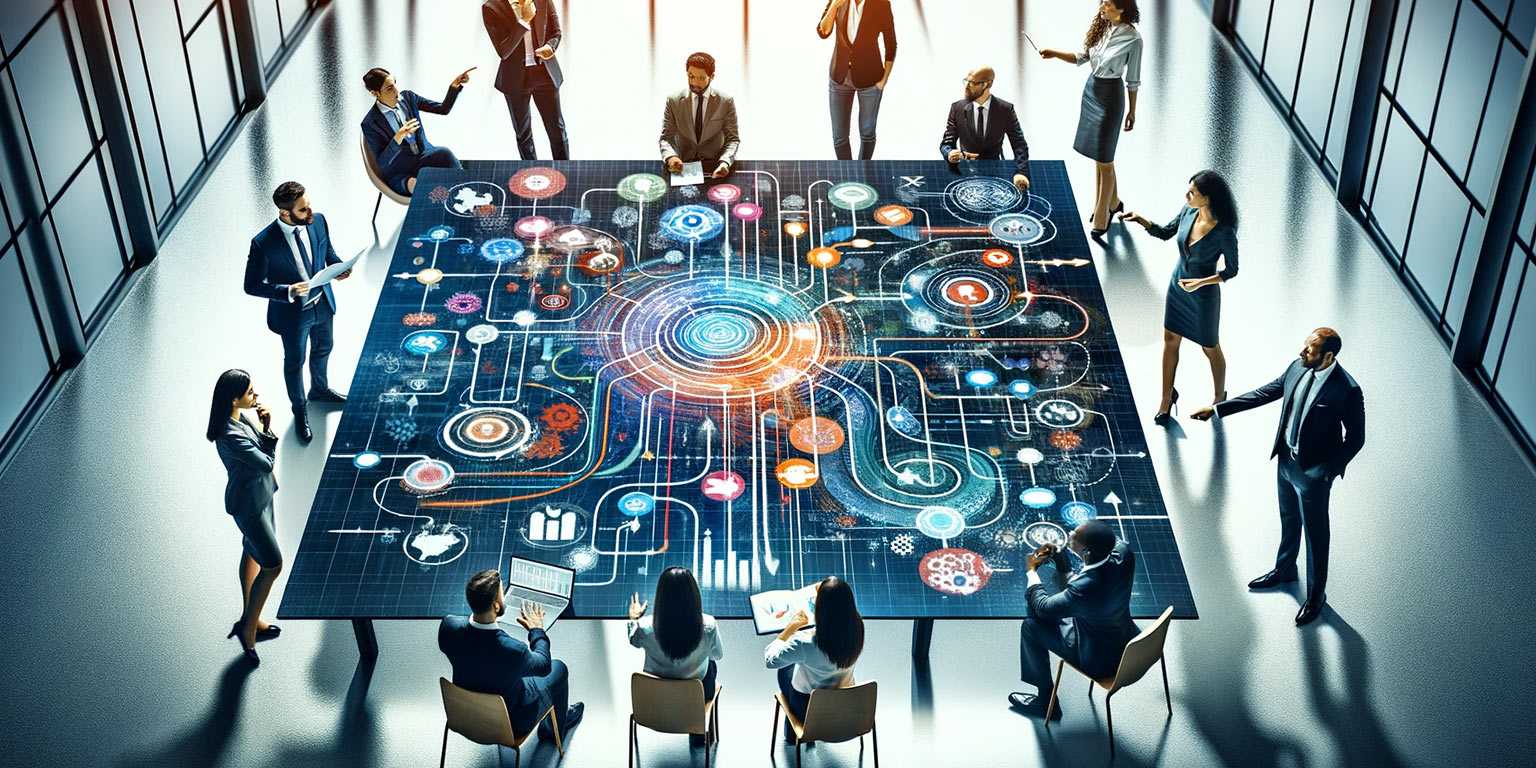 technique pour analyser un mauvais feedback pour un webinaire : équipe représenté par une image digital