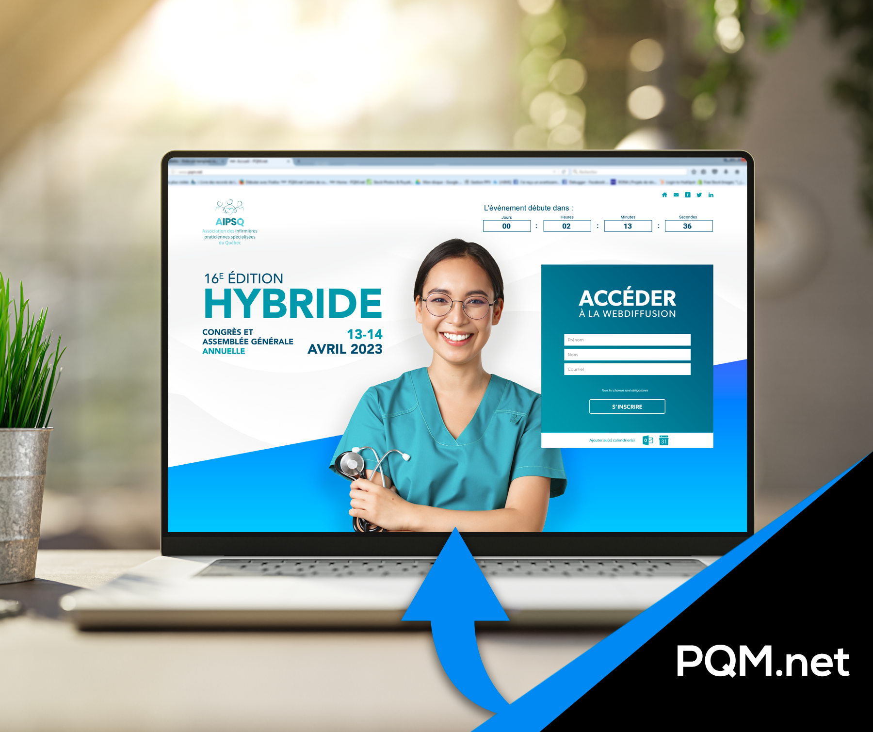 événement hybride pour une webdiffusion